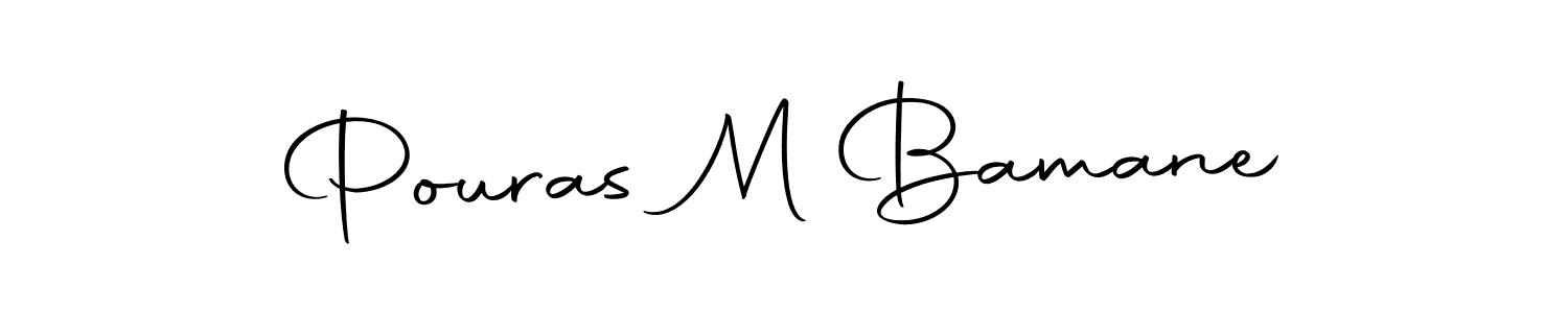 Make a beautiful signature design for name Pouras M Bamane. Use this online signature maker to create a handwritten signature for free. Pouras M Bamane signature style 10 images and pictures png