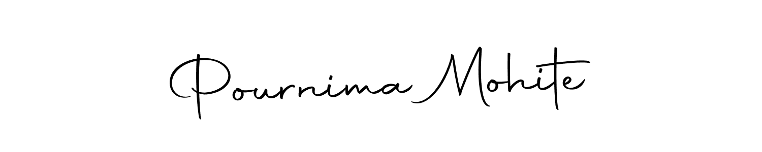 Also we have Pournima Mohite name is the best signature style. Create professional handwritten signature collection using Autography-DOLnW autograph style. Pournima Mohite signature style 10 images and pictures png