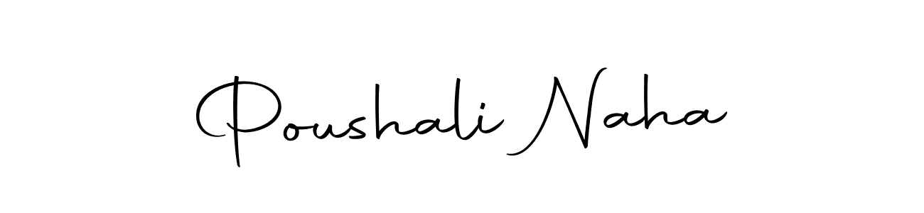 Make a beautiful signature design for name Poushali Naha. Use this online signature maker to create a handwritten signature for free. Poushali Naha signature style 10 images and pictures png