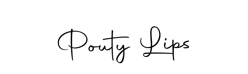 Also we have Pouty Lips name is the best signature style. Create professional handwritten signature collection using Autography-DOLnW autograph style. Pouty Lips signature style 10 images and pictures png