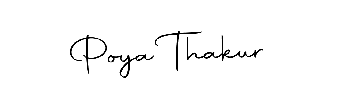Autography-DOLnW is a professional signature style that is perfect for those who want to add a touch of class to their signature. It is also a great choice for those who want to make their signature more unique. Get Poya Thakur name to fancy signature for free. Poya Thakur signature style 10 images and pictures png