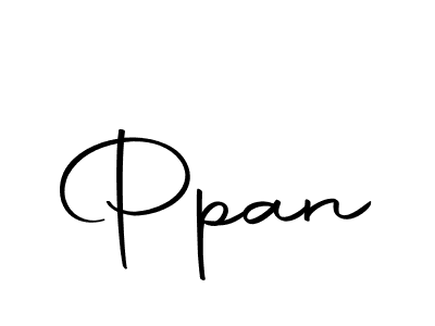 Design your own signature with our free online signature maker. With this signature software, you can create a handwritten (Autography-DOLnW) signature for name Ppan. Ppan signature style 10 images and pictures png