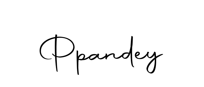 Create a beautiful signature design for name Ppandey. With this signature (Autography-DOLnW) fonts, you can make a handwritten signature for free. Ppandey signature style 10 images and pictures png