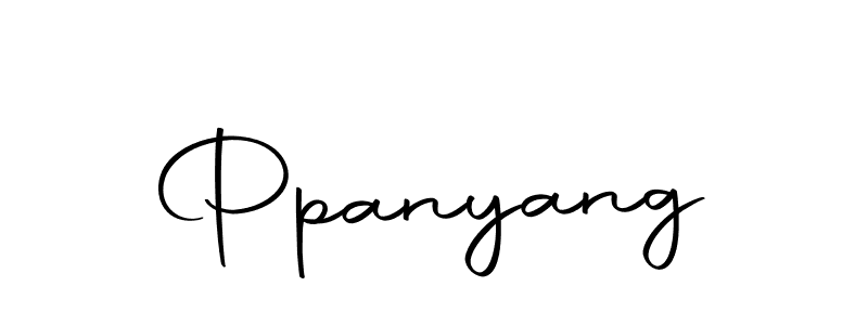 You should practise on your own different ways (Autography-DOLnW) to write your name (Ppanyang) in signature. don't let someone else do it for you. Ppanyang signature style 10 images and pictures png
