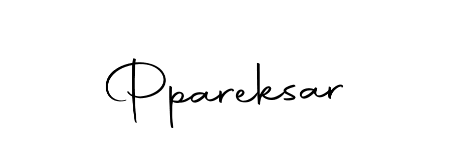 Design your own signature with our free online signature maker. With this signature software, you can create a handwritten (Autography-DOLnW) signature for name Ppareksar. Ppareksar signature style 10 images and pictures png