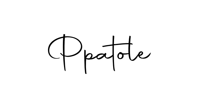 Use a signature maker to create a handwritten signature online. With this signature software, you can design (Autography-DOLnW) your own signature for name Ppatole. Ppatole signature style 10 images and pictures png
