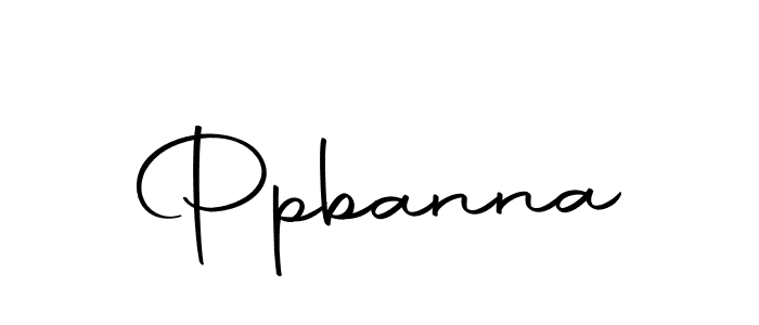 You should practise on your own different ways (Autography-DOLnW) to write your name (Ppbanna) in signature. don't let someone else do it for you. Ppbanna signature style 10 images and pictures png