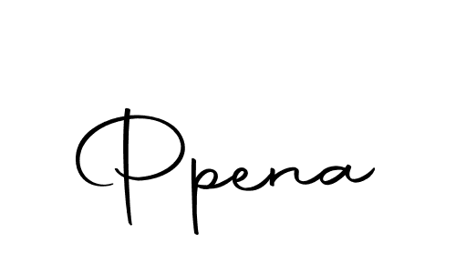 Make a beautiful signature design for name Ppena. With this signature (Autography-DOLnW) style, you can create a handwritten signature for free. Ppena signature style 10 images and pictures png