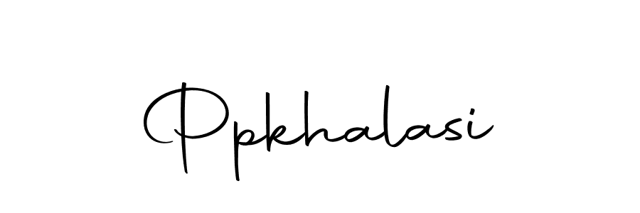 Create a beautiful signature design for name Ppkhalasi. With this signature (Autography-DOLnW) fonts, you can make a handwritten signature for free. Ppkhalasi signature style 10 images and pictures png