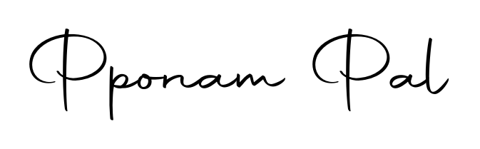 Create an unforgettable impression when signing with Pponam Pal name styled in Autography-DOLnW typography. 100% free online generator. Pponam Pal signature style 10 images and pictures png
