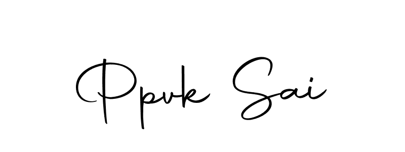 Ppvk Sai stylish signature style. Best Handwritten Sign (Autography-DOLnW) for my name. Handwritten Signature Collection Ideas for my name Ppvk Sai. Ppvk Sai signature style 10 images and pictures png