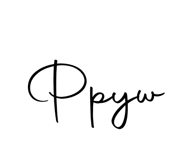 Ppyw stylish signature style. Best Handwritten Sign (Autography-DOLnW) for my name. Handwritten Signature Collection Ideas for my name Ppyw. Ppyw signature style 10 images and pictures png