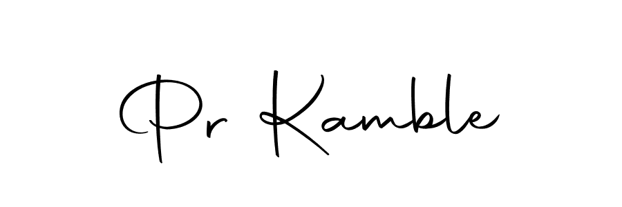 Create a beautiful signature design for name Pr Kamble. With this signature (Autography-DOLnW) fonts, you can make a handwritten signature for free. Pr Kamble signature style 10 images and pictures png