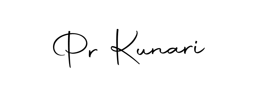 You should practise on your own different ways (Autography-DOLnW) to write your name (Pr Kunari) in signature. don't let someone else do it for you. Pr Kunari signature style 10 images and pictures png