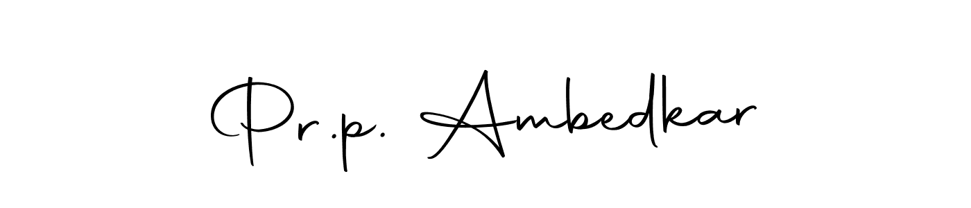 Design your own signature with our free online signature maker. With this signature software, you can create a handwritten (Autography-DOLnW) signature for name Pr.p. Ambedkar. Pr.p. Ambedkar signature style 10 images and pictures png