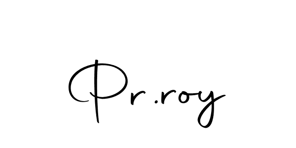 You should practise on your own different ways (Autography-DOLnW) to write your name (Pr.roy) in signature. don't let someone else do it for you. Pr.roy signature style 10 images and pictures png