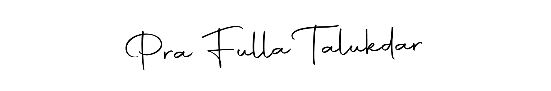 Here are the top 10 professional signature styles for the name Pra Fulla Talukdar. These are the best autograph styles you can use for your name. Pra Fulla Talukdar signature style 10 images and pictures png