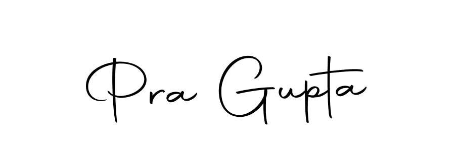 Make a beautiful signature design for name Pra Gupta. With this signature (Autography-DOLnW) style, you can create a handwritten signature for free. Pra Gupta signature style 10 images and pictures png
