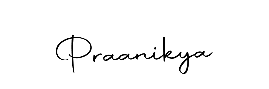 Create a beautiful signature design for name Praanikya. With this signature (Autography-DOLnW) fonts, you can make a handwritten signature for free. Praanikya signature style 10 images and pictures png