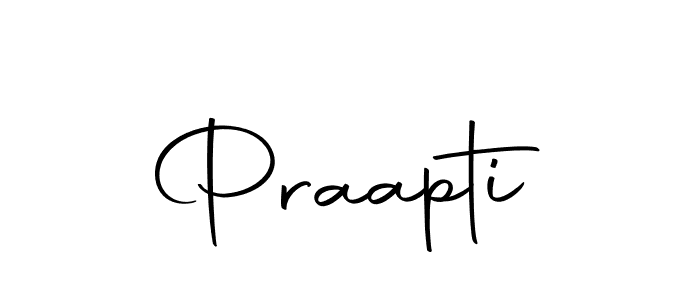 Create a beautiful signature design for name Praapti. With this signature (Autography-DOLnW) fonts, you can make a handwritten signature for free. Praapti signature style 10 images and pictures png