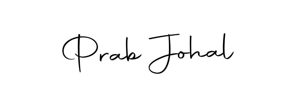 Also we have Prab Johal name is the best signature style. Create professional handwritten signature collection using Autography-DOLnW autograph style. Prab Johal signature style 10 images and pictures png