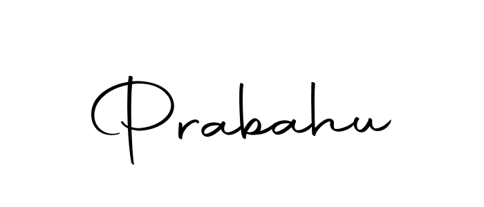 Use a signature maker to create a handwritten signature online. With this signature software, you can design (Autography-DOLnW) your own signature for name Prabahu. Prabahu signature style 10 images and pictures png