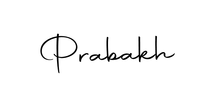 Make a beautiful signature design for name Prabakh. Use this online signature maker to create a handwritten signature for free. Prabakh signature style 10 images and pictures png