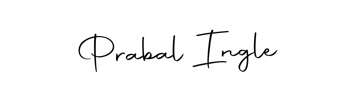 The best way (Autography-DOLnW) to make a short signature is to pick only two or three words in your name. The name Prabal Ingle include a total of six letters. For converting this name. Prabal Ingle signature style 10 images and pictures png