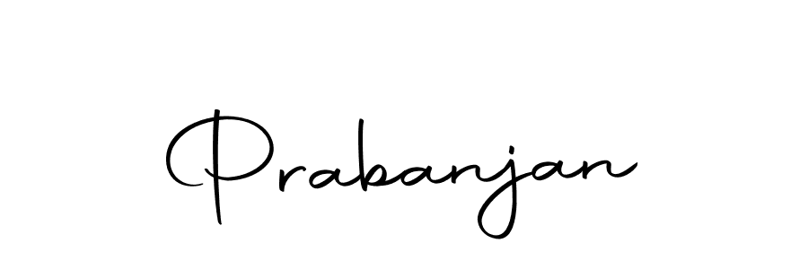 Prabanjan stylish signature style. Best Handwritten Sign (Autography-DOLnW) for my name. Handwritten Signature Collection Ideas for my name Prabanjan. Prabanjan signature style 10 images and pictures png