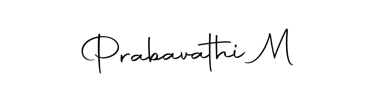 Make a short Prabavathi M signature style. Manage your documents anywhere anytime using Autography-DOLnW. Create and add eSignatures, submit forms, share and send files easily. Prabavathi M signature style 10 images and pictures png