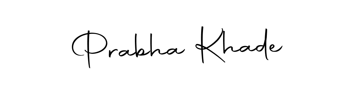 Make a beautiful signature design for name Prabha Khade. With this signature (Autography-DOLnW) style, you can create a handwritten signature for free. Prabha Khade signature style 10 images and pictures png