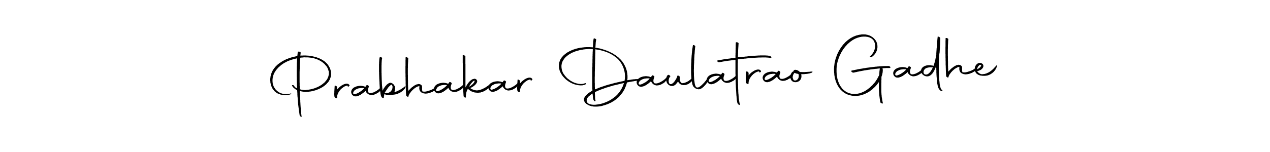 How to make Prabhakar Daulatrao Gadhe signature? Autography-DOLnW is a professional autograph style. Create handwritten signature for Prabhakar Daulatrao Gadhe name. Prabhakar Daulatrao Gadhe signature style 10 images and pictures png