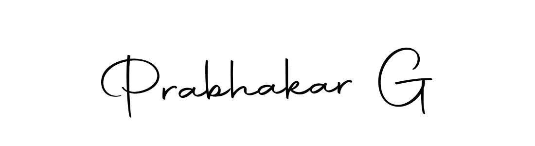 The best way (Autography-DOLnW) to make a short signature is to pick only two or three words in your name. The name Prabhakar G include a total of six letters. For converting this name. Prabhakar G signature style 10 images and pictures png