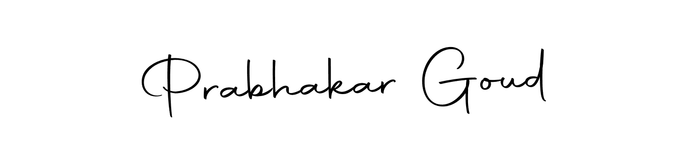 Prabhakar Goud stylish signature style. Best Handwritten Sign (Autography-DOLnW) for my name. Handwritten Signature Collection Ideas for my name Prabhakar Goud. Prabhakar Goud signature style 10 images and pictures png