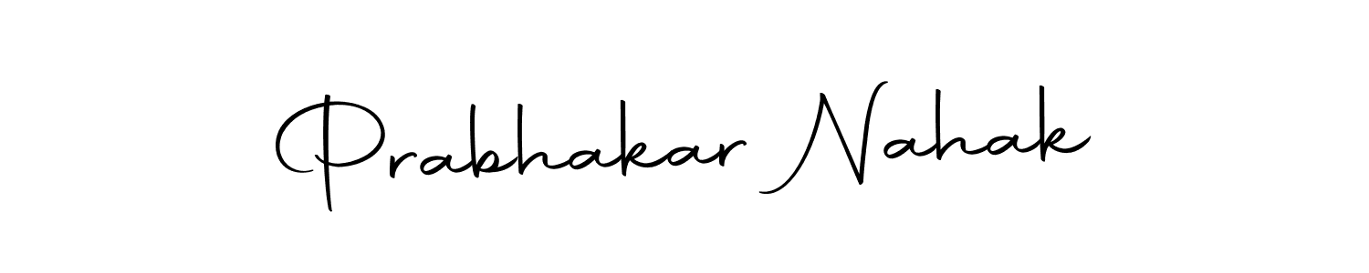 Also we have Prabhakar Nahak name is the best signature style. Create professional handwritten signature collection using Autography-DOLnW autograph style. Prabhakar Nahak signature style 10 images and pictures png