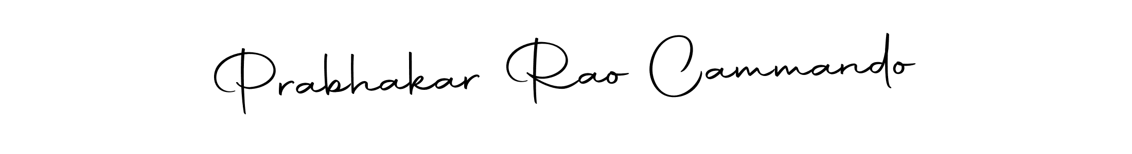 Here are the top 10 professional signature styles for the name Prabhakar Rao Cammando. These are the best autograph styles you can use for your name. Prabhakar Rao Cammando signature style 10 images and pictures png