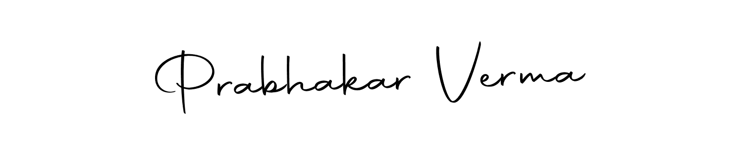 Use a signature maker to create a handwritten signature online. With this signature software, you can design (Autography-DOLnW) your own signature for name Prabhakar Verma. Prabhakar Verma signature style 10 images and pictures png