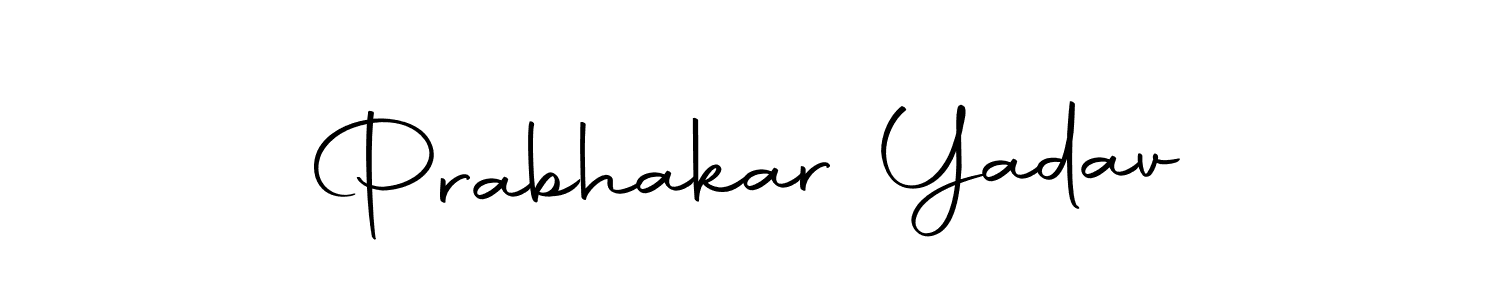 You can use this online signature creator to create a handwritten signature for the name Prabhakar Yadav. This is the best online autograph maker. Prabhakar Yadav signature style 10 images and pictures png