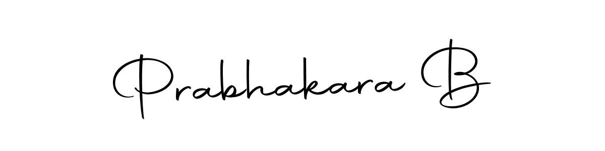 How to make Prabhakara B signature? Autography-DOLnW is a professional autograph style. Create handwritten signature for Prabhakara B name. Prabhakara B signature style 10 images and pictures png