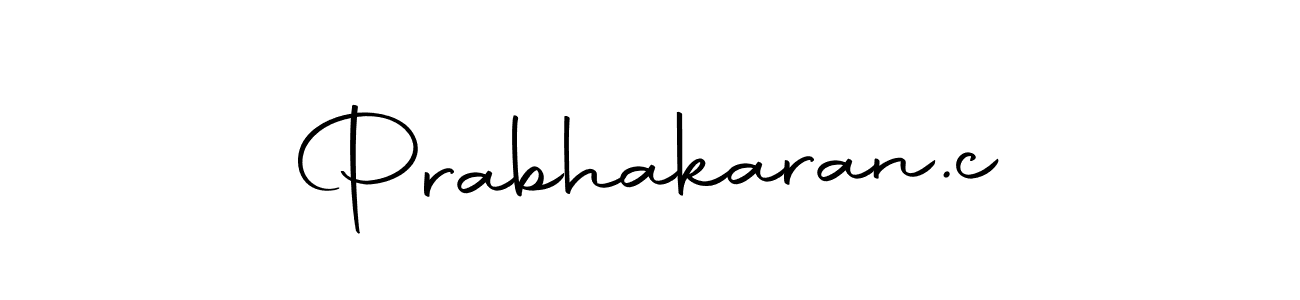 It looks lik you need a new signature style for name Prabhakaran.c. Design unique handwritten (Autography-DOLnW) signature with our free signature maker in just a few clicks. Prabhakaran.c signature style 10 images and pictures png