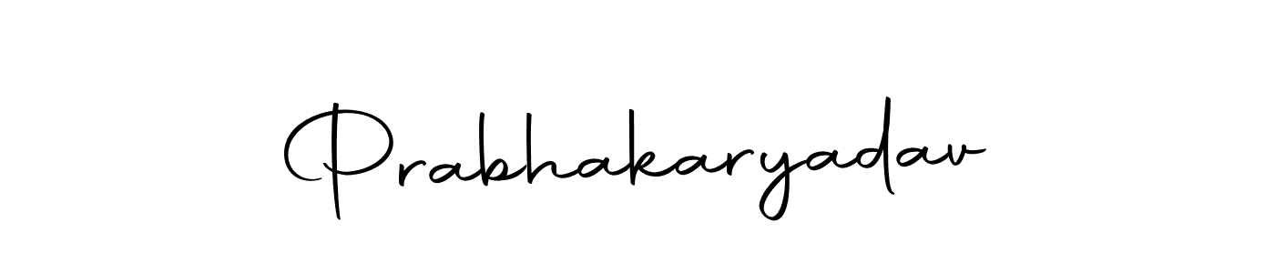 Make a beautiful signature design for name Prabhakaryadav. Use this online signature maker to create a handwritten signature for free. Prabhakaryadav signature style 10 images and pictures png