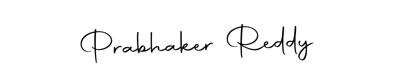 Create a beautiful signature design for name Prabhaker Reddy. With this signature (Autography-DOLnW) fonts, you can make a handwritten signature for free. Prabhaker Reddy signature style 10 images and pictures png