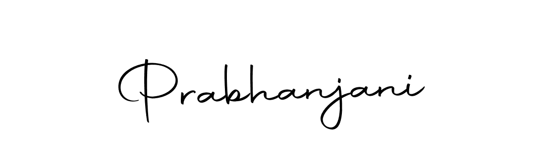 Use a signature maker to create a handwritten signature online. With this signature software, you can design (Autography-DOLnW) your own signature for name Prabhanjani. Prabhanjani signature style 10 images and pictures png