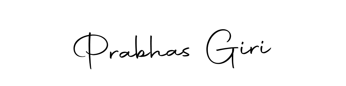 Design your own signature with our free online signature maker. With this signature software, you can create a handwritten (Autography-DOLnW) signature for name Prabhas Giri. Prabhas Giri signature style 10 images and pictures png