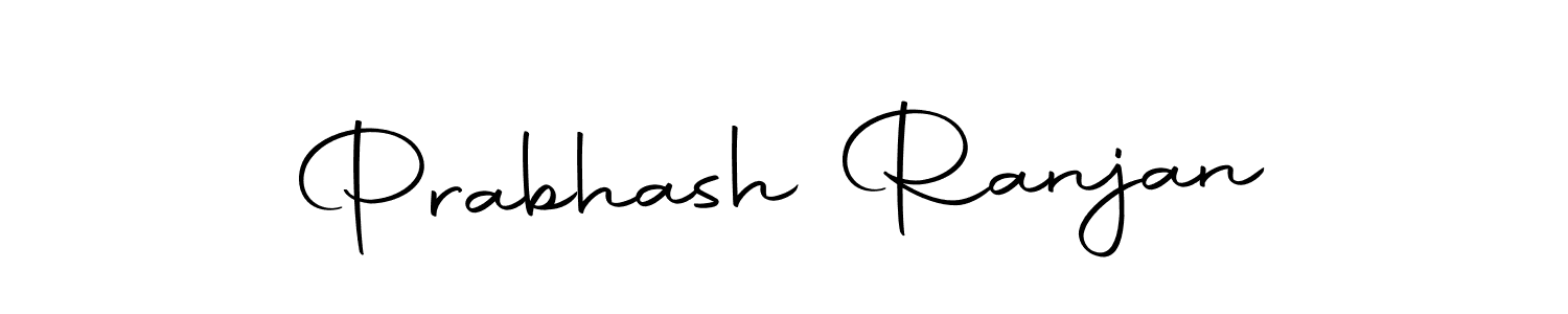 How to make Prabhash Ranjan name signature. Use Autography-DOLnW style for creating short signs online. This is the latest handwritten sign. Prabhash Ranjan signature style 10 images and pictures png