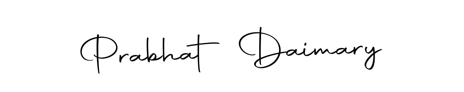 The best way (Autography-DOLnW) to make a short signature is to pick only two or three words in your name. The name Prabhat Daimary include a total of six letters. For converting this name. Prabhat Daimary signature style 10 images and pictures png