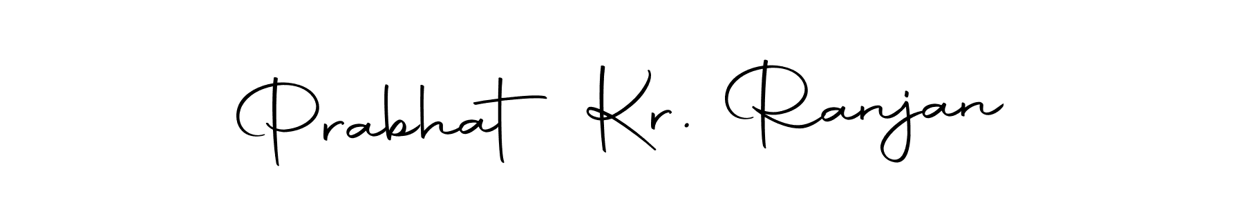 How to make Prabhat Kr. Ranjan name signature. Use Autography-DOLnW style for creating short signs online. This is the latest handwritten sign. Prabhat Kr. Ranjan signature style 10 images and pictures png