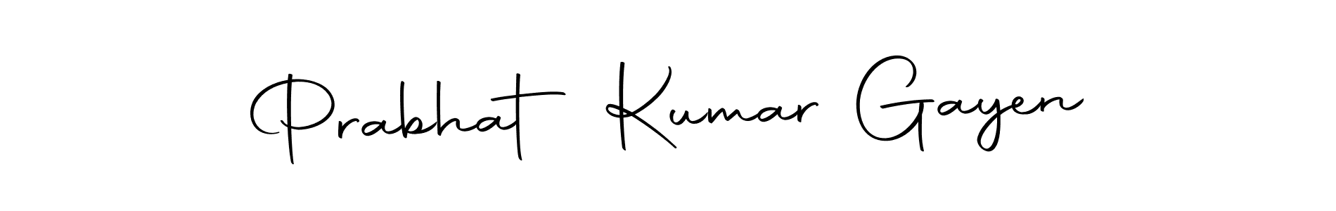 You should practise on your own different ways (Autography-DOLnW) to write your name (Prabhat Kumar Gayen) in signature. don't let someone else do it for you. Prabhat Kumar Gayen signature style 10 images and pictures png