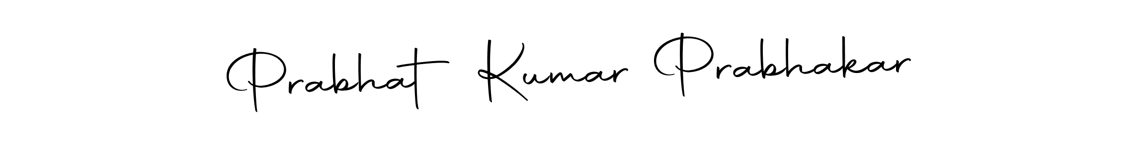 How to make Prabhat Kumar Prabhakar name signature. Use Autography-DOLnW style for creating short signs online. This is the latest handwritten sign. Prabhat Kumar Prabhakar signature style 10 images and pictures png