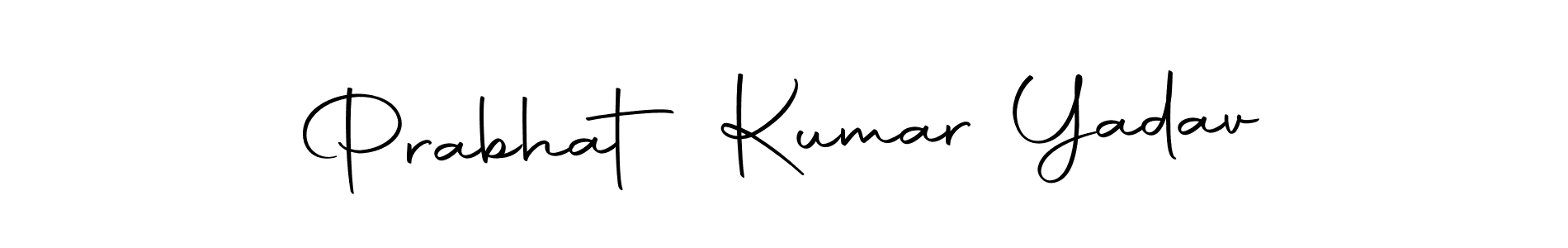 Create a beautiful signature design for name Prabhat Kumar Yadav. With this signature (Autography-DOLnW) fonts, you can make a handwritten signature for free. Prabhat Kumar Yadav signature style 10 images and pictures png